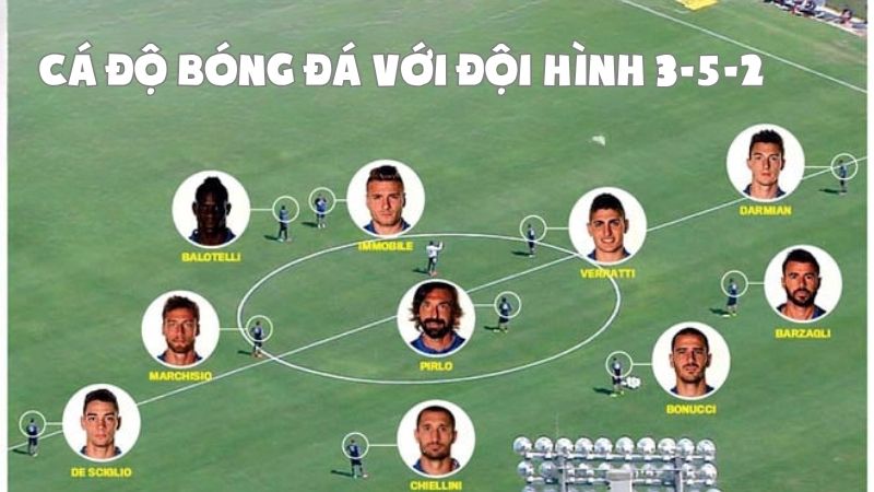 Cá Độ Bóng Đá Với Đội Hình 3-5-2: Dễ Như Học Bảng Cửu Chương