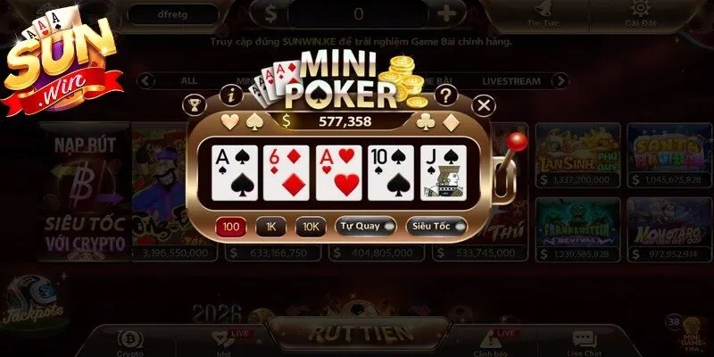 Mini Poker Sunwin là gì?